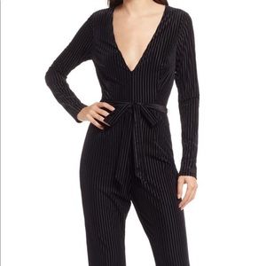 Black Velvet Jumpsuit